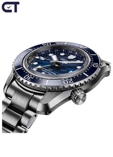 Seiko SPB509J1 Prospex Sea мужские наручные часы — 60th Anniversary GMT Diver 300 м Limited Edition