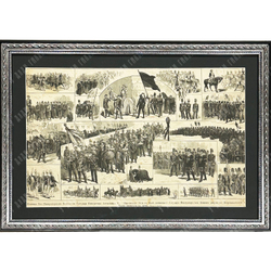 Брож К. Кончина его императорского величества. Ксилография. 1881