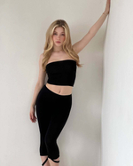 black mini bandeau