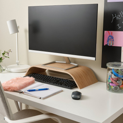 IKEA SIGFINN  (ИКЕА СИГФИНН)  -  Подставка под монитор, фиксированная высота - бамбуковый шпон