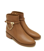 Кожаные ботильоны Michael Kors - коричневый(40F3HAME5L)