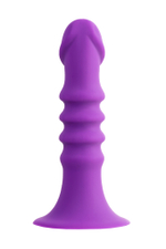 Анальный фаллоимитатор A-Toys Drilly фиолетовый 14 см