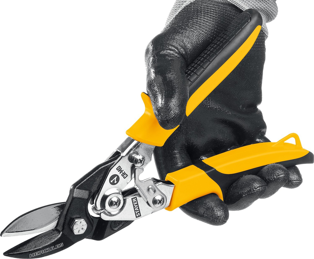 STAYER Hercules, 250 мм, левые ножницы по металлу, Professional (2322)