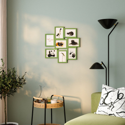 IKEA VÄXBO  (ИКЕА ВЭКСБО)  -  Мультирамка на 8 фото - зелёная 13x18 см