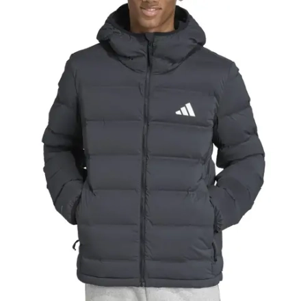 Куртка теннисная Adidas Helionic Stretch Hooded Down - black