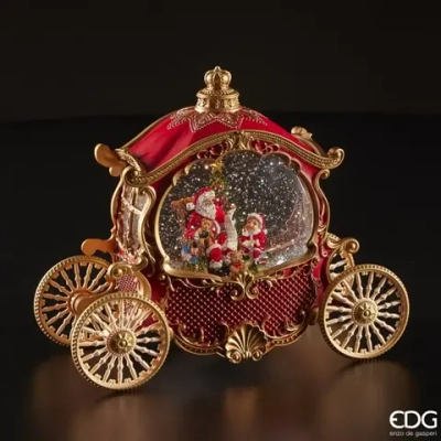 Декор Карета с музыкой и огоньками DG