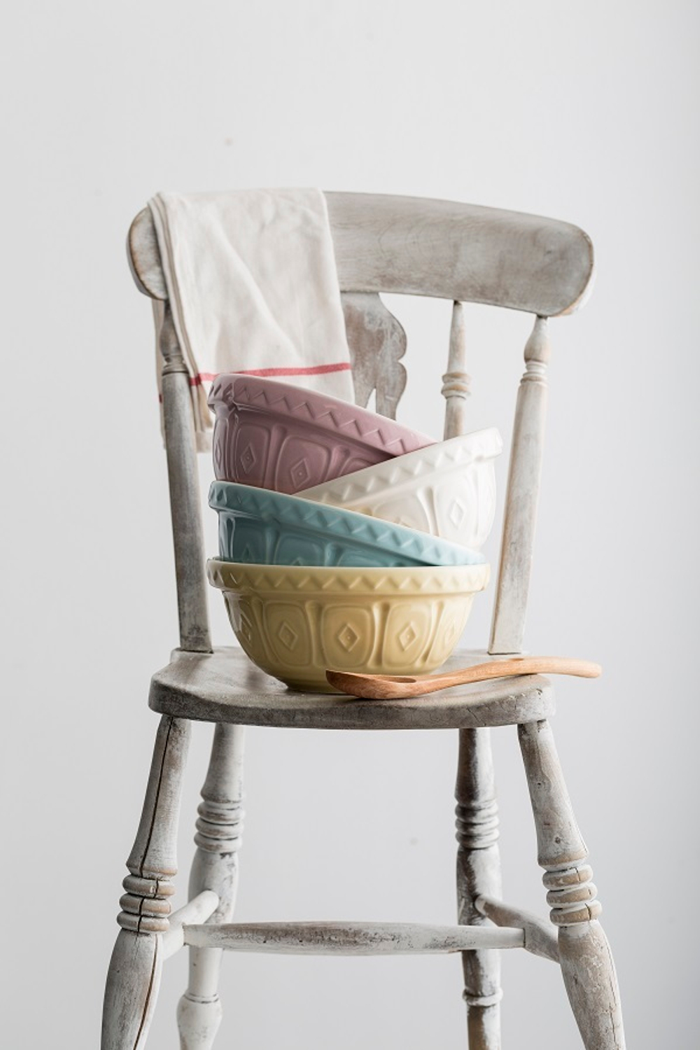 Миска для смешивания colour mix, D29 см, 4 л, кремовая