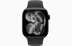 Умные часы Apple Watch Series 11 GPS 42 мм, Jet Black Aluminium, Black Sport Band, S/M