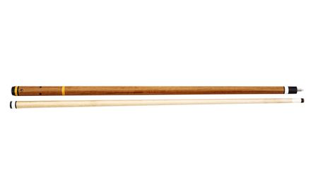 Двухсоставной бильярдный кий для русской пирамиды Classic "W-6063" (коричневый)