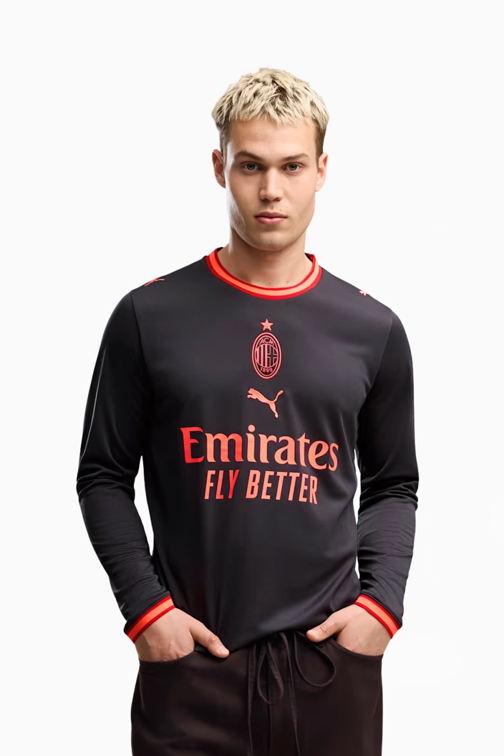 Футболка с длинными рукавами Puma AC Milan 26/27 3rd - черный