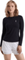 Футболка с длинным рукавом женская 7/6 Maya Longsleeve - Black