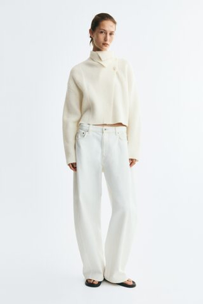 Кардиган с запахом из смеси шерсти - H&M