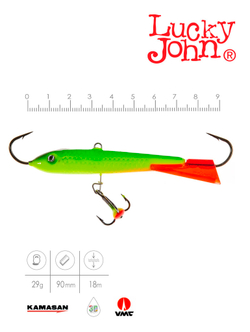 Балансир Lucky John CLASSIC 9 с тр. 85мм/26RT блистер
