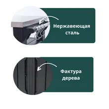 Столик для барбекю 105л коричневый, Ketter
