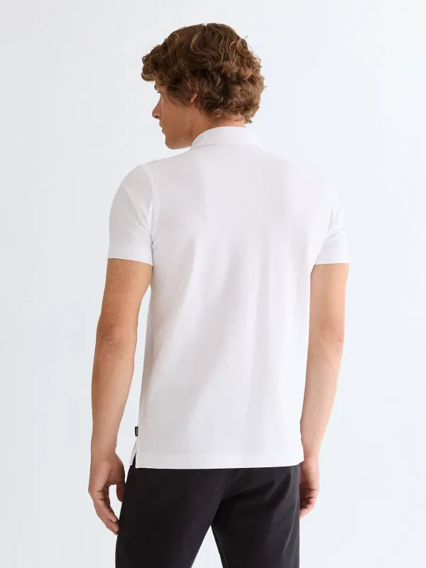 Поло мужское WRANGLER POLO SHIRT BRIGHT WHITE