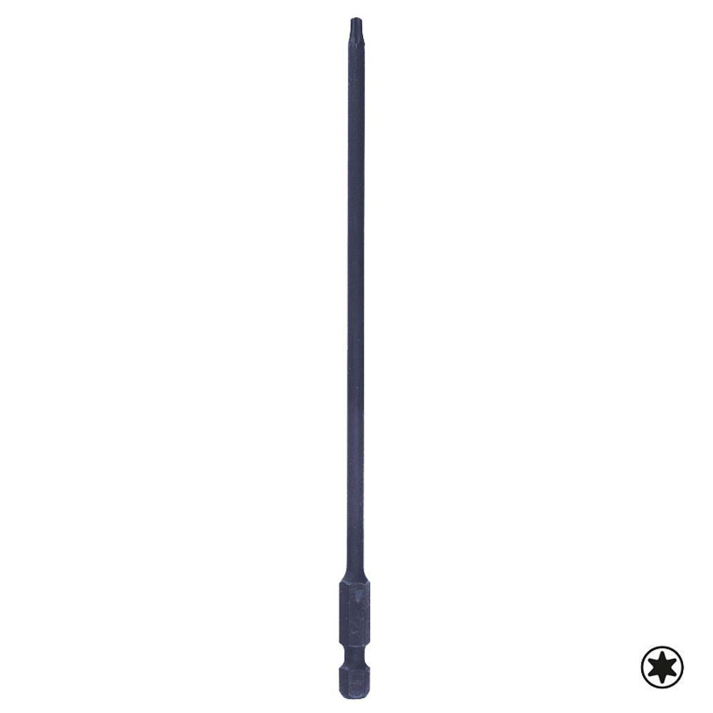 KING TONY (711509T) Вставка (бита) торцевая 1/4", L = 150 мм, TORX, T9, для шуруповерта KING TONY (711509T) Вставка (бита) торцевая 1/4", L = 150 мм, TORX, T9, для шуруповерта