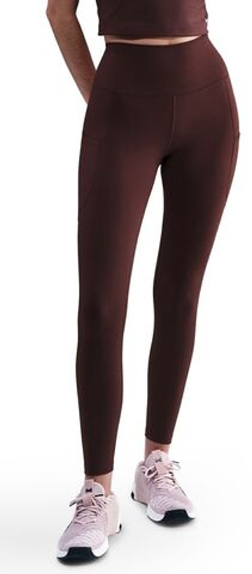 Женские леггинсы Nike Dri-Fit One 7/8 High-Rise - burgundy crush