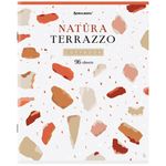 Тетрадь А5, 96 л., BRAUBERG, скоба, клетка, TWIN-лак, "Natura Terrazzo", 404431, 5шт