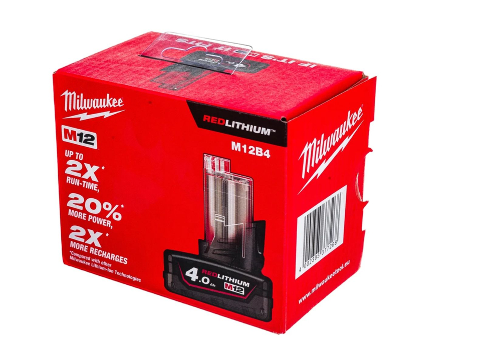 Аккумулятор M12 B6 (6Ач Li-Ion), Milwaukee 4932451395