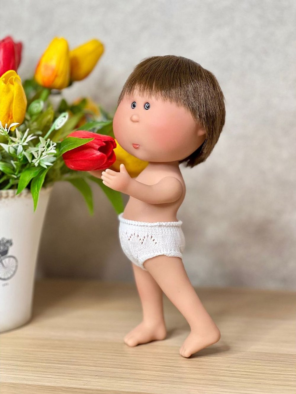 Кукла для девочки виниловая 23см Маленький Мио без одежды (3199W20)