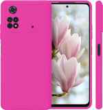 Мягкий Soft Touch чехол из силикона для XIAOMI POCO M4 PRO 4G с бархатной подкладкой