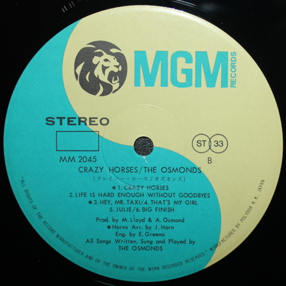The Osmonds / Crazy Horses (LP)