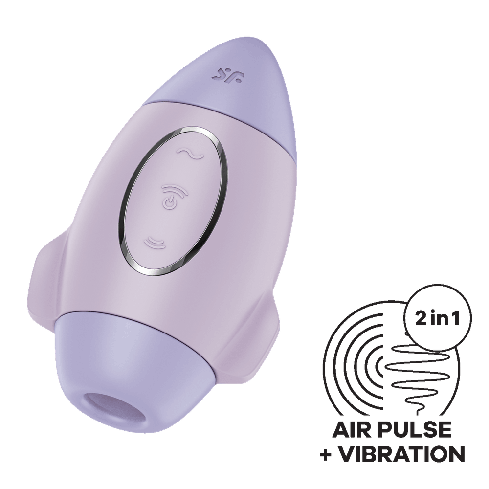 Вакуумный стимулятор клитора Satisfyer Mission Control, фиолетовый