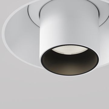 Встраиваемый светодиодный точечный светильник 7W 4000К C140TRS-L300-7W4K-W белый Focus T Maytoni