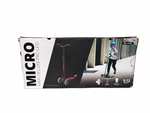Самокат Maxi Micro Deluxe Pro LED черно-красный дисконт