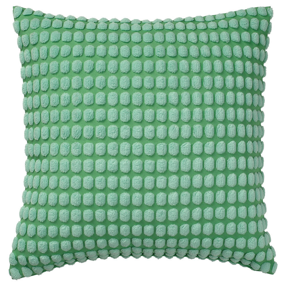 IKEA SVARTPOPPEL  (ИКЕА СВАРТПОППЕЛ)  -  Чехол на подушку - светло-зеленый 50х50 см