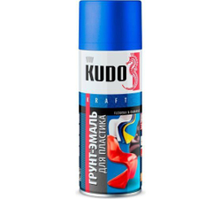 Грунт-эмаль для пластика красная KUDO KU-6006 (RAL 3020)