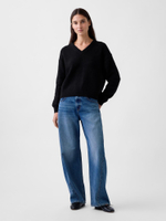 Свитер CashSoft Oversized с V-образным вырезом - GAP