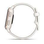 Смарт-часы Garmin Venu Sq 2 Music Edition цвет слоновой кости с персиково-золотым алюминиевым безелем, 010-02700-11
