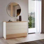 Комод NOA 2060 Neutro/Lacado Branco IDC Mobiliario