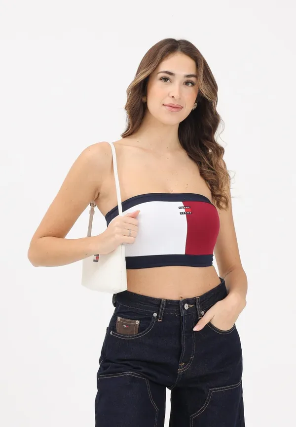 Топ женский TOMMY JEANS FLAG BADGE TUBE TOP