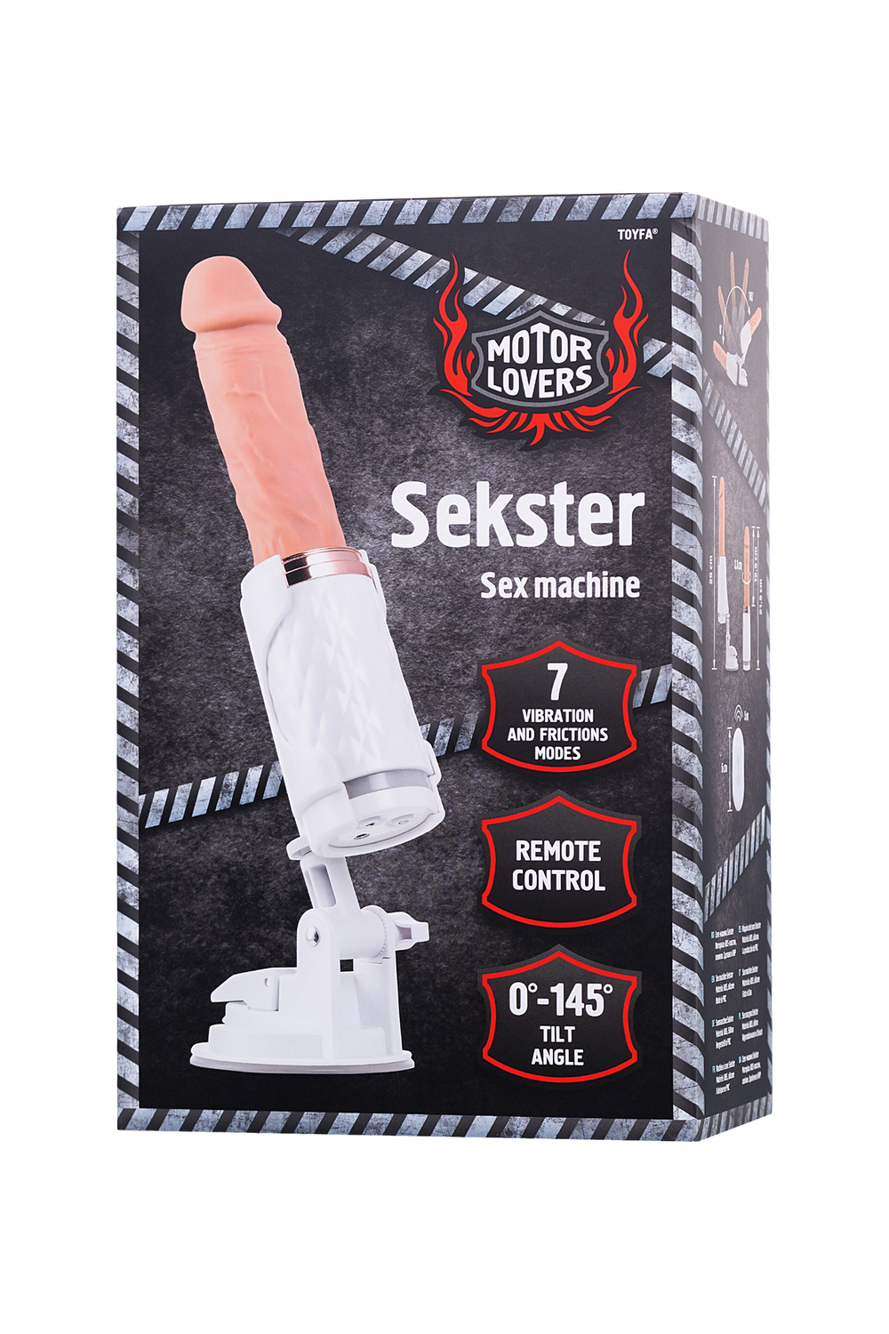 Секс-машина Sekster MotorLovers черная 29 см