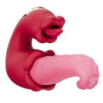 Вибратор-язык с вакуумной стимуляцией клитора Secwell MeDusa Double Stimulation Vibrator Movement & Vibration, Enticing Your Clitoris and G-Spot SW110254