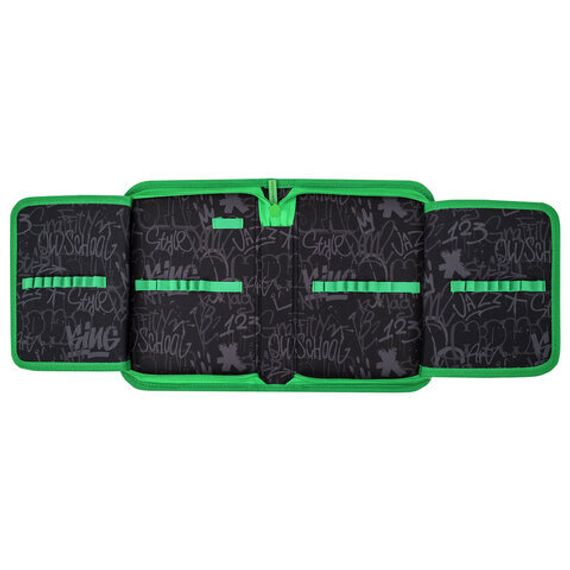 Penal \ Pencil case\ Пенал BRAUBERG, 1 отделение, 2 откидные планки,, 21х14 см, 272321