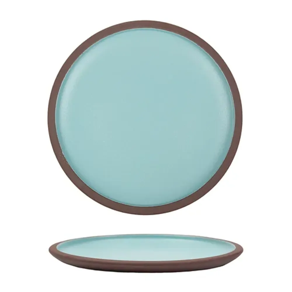 Тарелка d 20,5 см h1,8 cм Blue Matt New Brown Taiga P.L. [6]