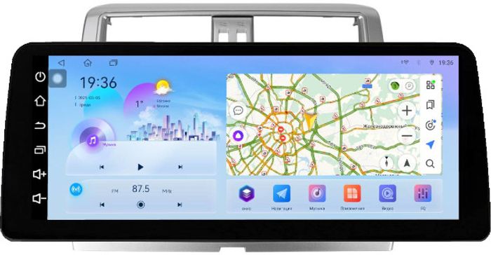 Магнитола для Toyota Land Cruiser Prado 150 2014-2017 (рамка 10 тип 2) - FarCar S500+TS10 монитор 12.3" 2K QLED на Android 14, Быстрая, CarPlay, 4G SIM-слот