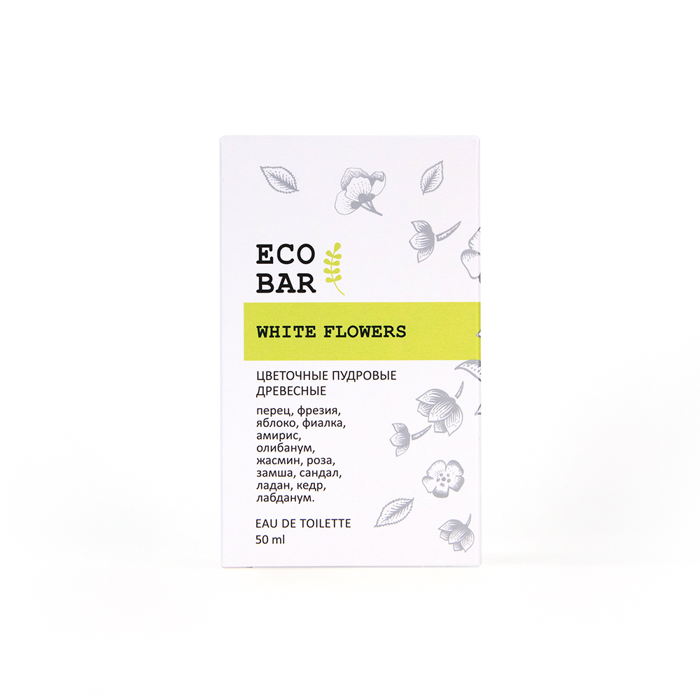 Вода парфюмерная Eco Bar White Flowers (Эко Бар Вайт Флаверс) - 50ml for women