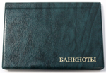 Альбом для банкнот на 24 ячейки (зеленый)