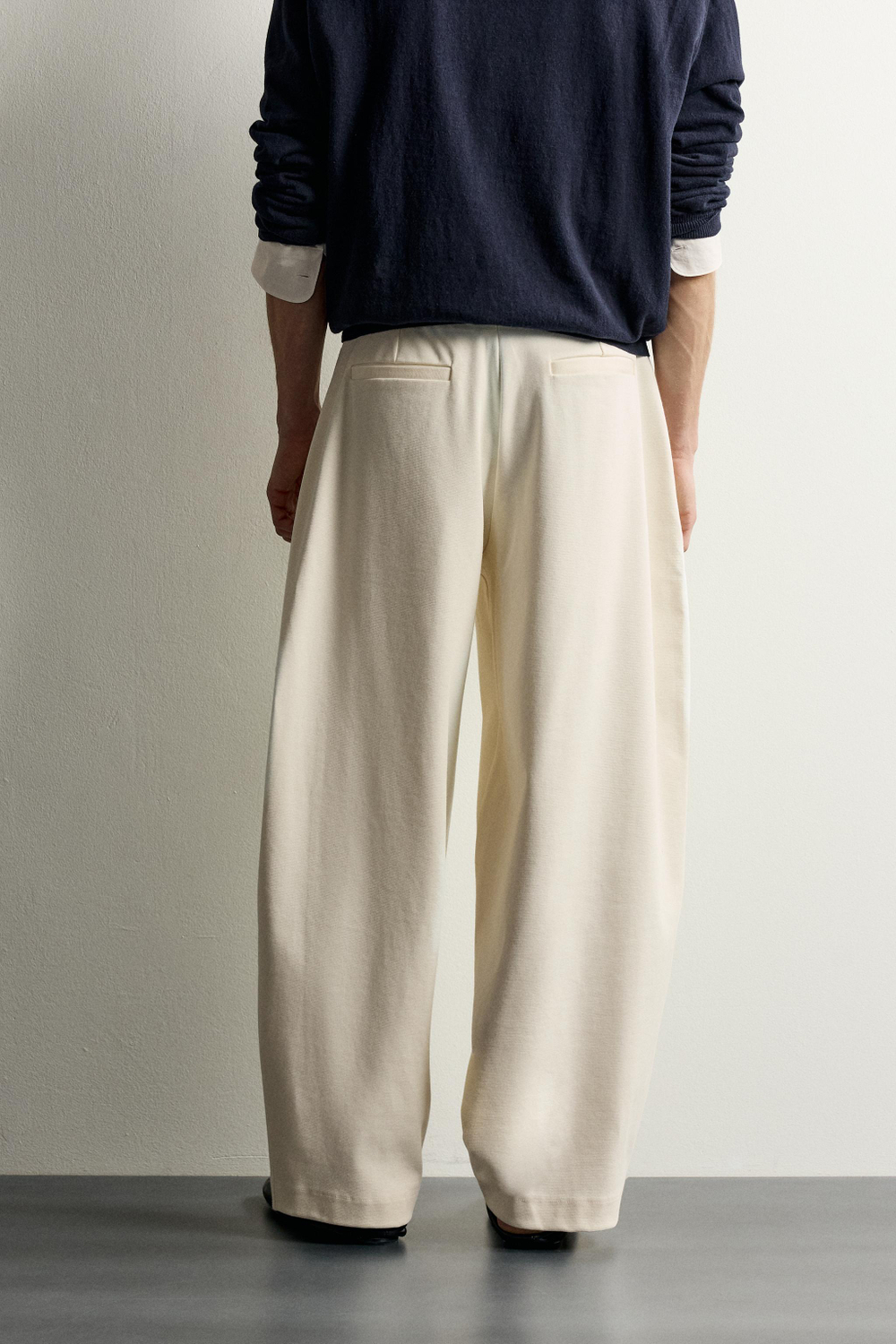 ТРИКОТАЖНЫЕ БРЮКИ BALLOON FIT — ZARA