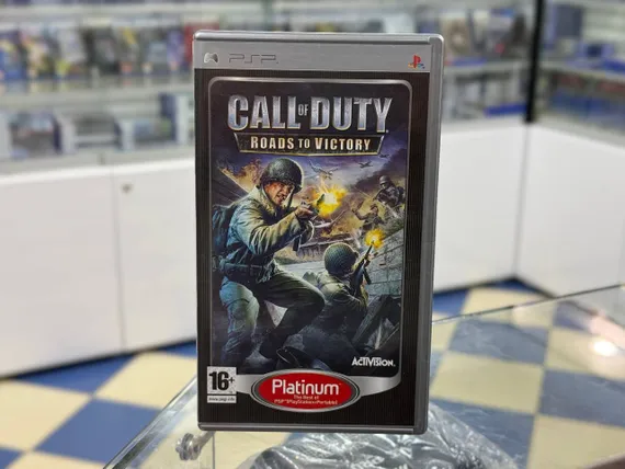 PSP Platinum Call of Duty Roads to Victory (Б/У, Английская версия, ULES-00643)