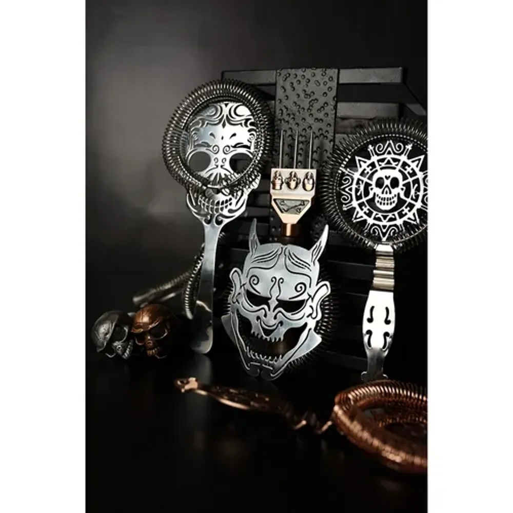 Стрейнер барный нерж. 19,3 см d 10,3 см Череп Luxury Skull B'Guys P.L.- Barbossa
