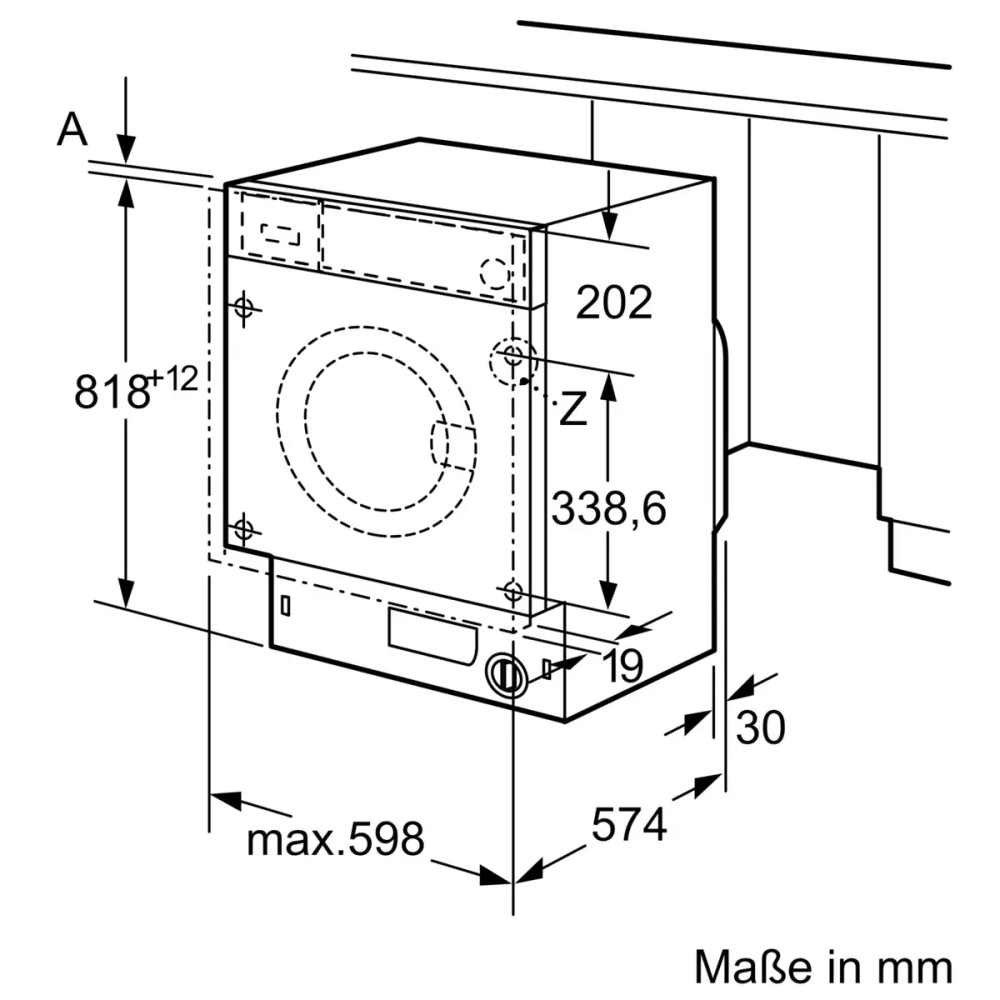Встраиваемая стиральная машина Bosch WIW 28443