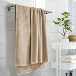 IKEA VÅGSJÖN  (ИКЕА ВОГШЁН)  -  Полотенце банное - светло-бежевый, 100х150 см