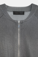 ТРИКОТАЖНЫЙ БОМБЕР — ZARA