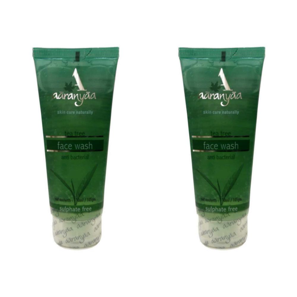 Гель для умывания Aaranyaa face wash antibacterial tea tree , 110 мл, 2 шт