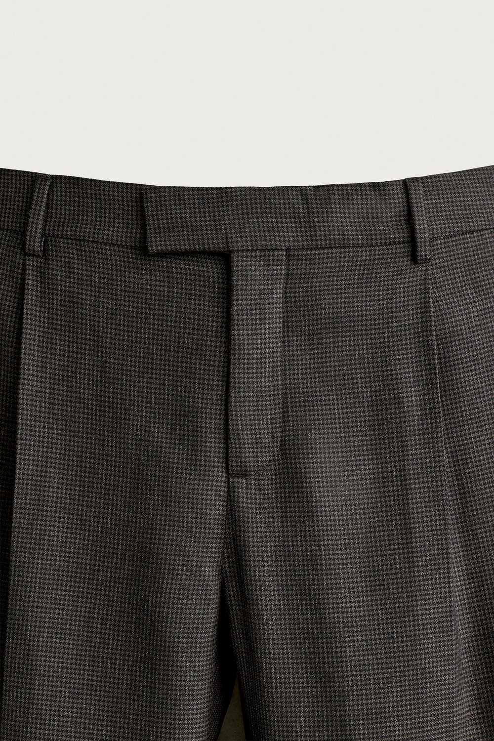 ZARA КОСТЮМНЫЕ БРЮКИ КЛАССИЧЕСКОГО КРОЯ, ЧЕРНЫЙ